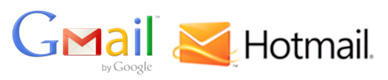 图片：Gmail, Hotmail